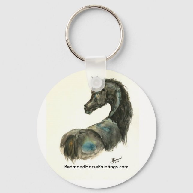 arabian watercolor keychain (Front)