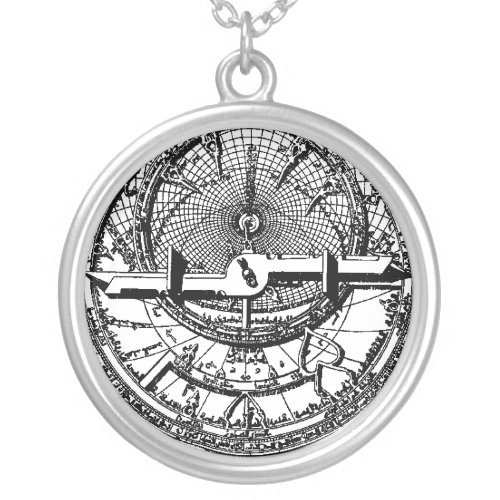 Arabic Astrolabe Necklace
