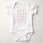 Arabic Baby Bodysuit Arabic Alphabet Baby Clothes at Zazzle