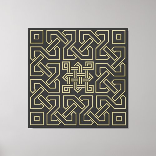 arabic calligraphy element symbol islamic ornament canvas print