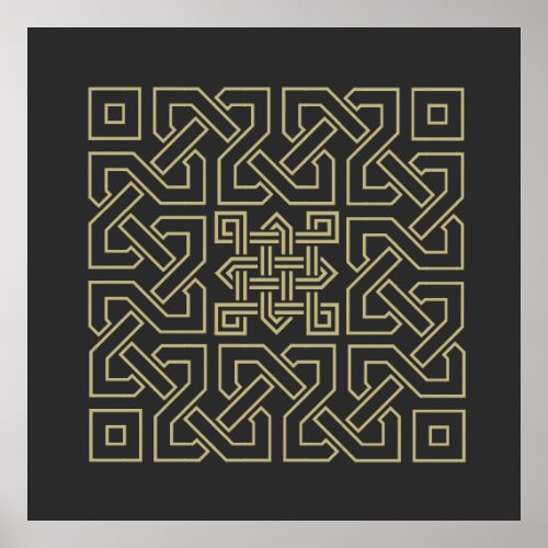 arabic calligraphy element symbol islamic ornament poster