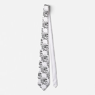 arabic calligraphy neck tie