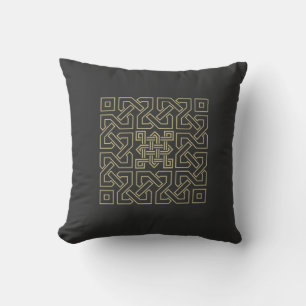 Arabic calligraphy Ornament art Throw Pillow