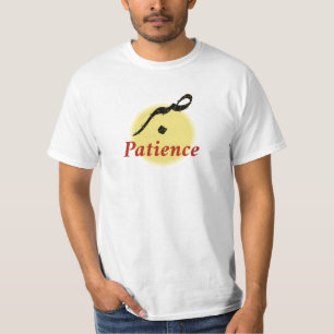 Arabic Calligraphy Sabr Patience Minimalist Zen Lo T-Shirt