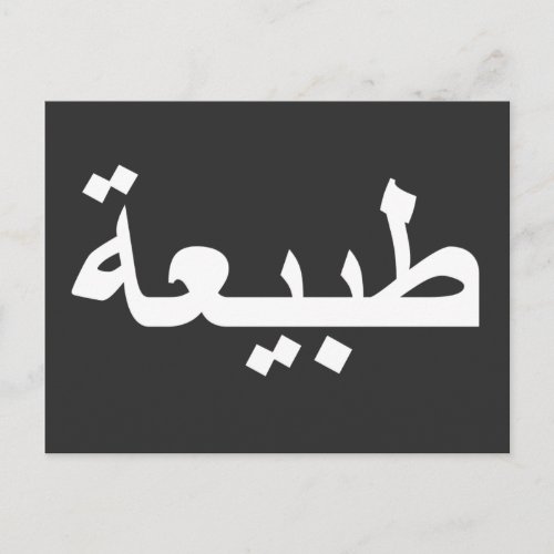 arabic calligraphy writing text arab lettering postcard