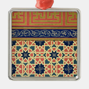 Arabic decorative designs (colour litho) metal ornament