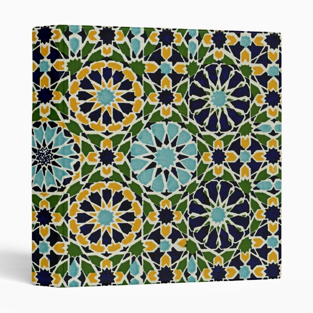 Arabic Design #10 at Emporio Moffa 3 Ring Binder (Front/Spine)