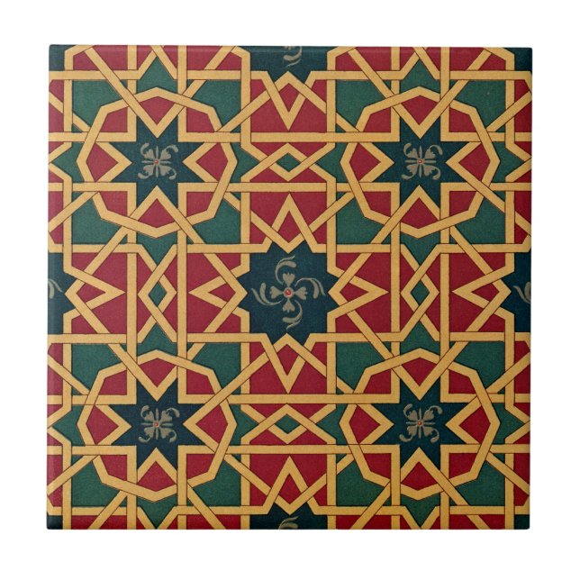 Arabic Design #1 at Emporio Moffa Ceramic Tile (Front)
