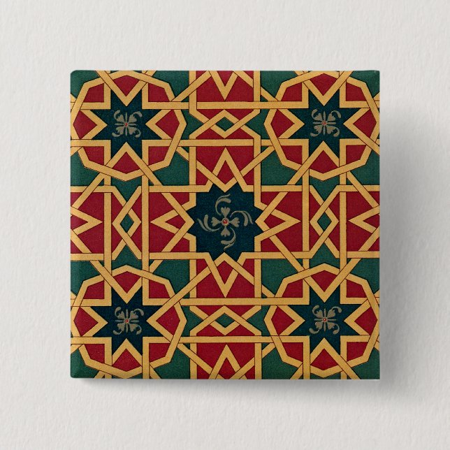 Arabic Design #1 at Emporio Moffa Pinback Button (Front)