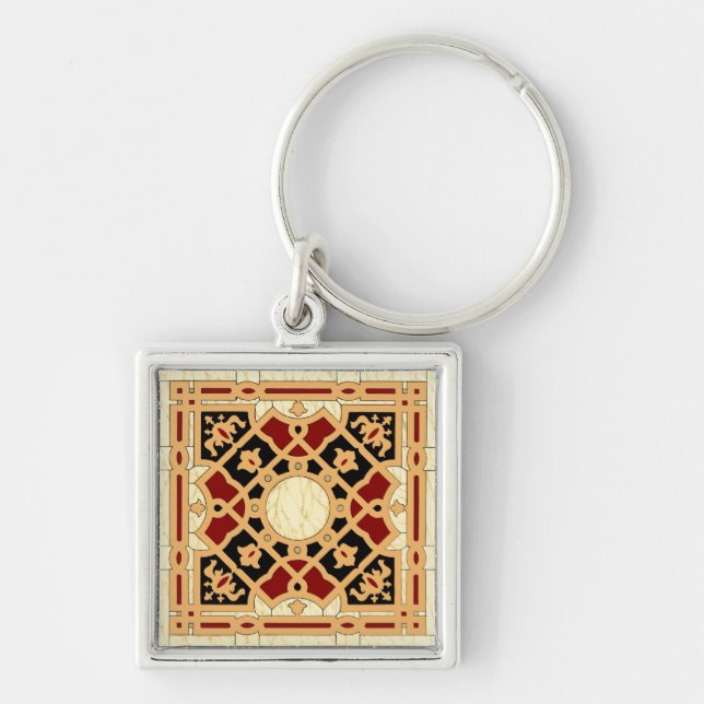 Arabic Design #9 at Emporio Moffa Keychain (Front)