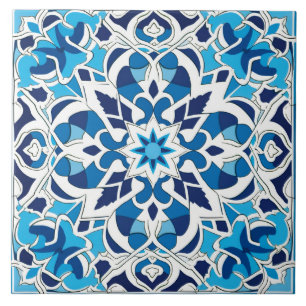 Arabic design styled themed ceramic tile
