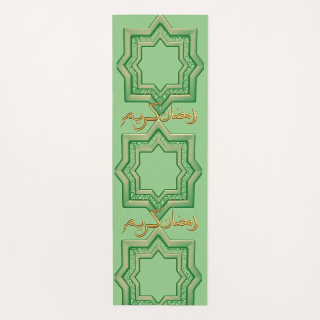 arabic  design  yoga mat (Front)