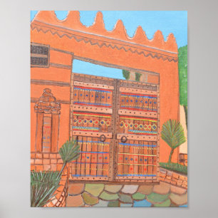 Arabic Door Poster
