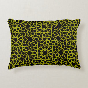 Arabic Fabric Home Pattern Print Accent Pillow