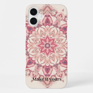 Arabic Floral Art Phone Cover – Personalized with