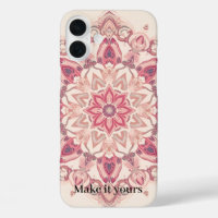 Arabic Floral Art Phone Cover – Personalized with
