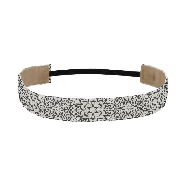 Arabic floral pattern athletic headband (Front)