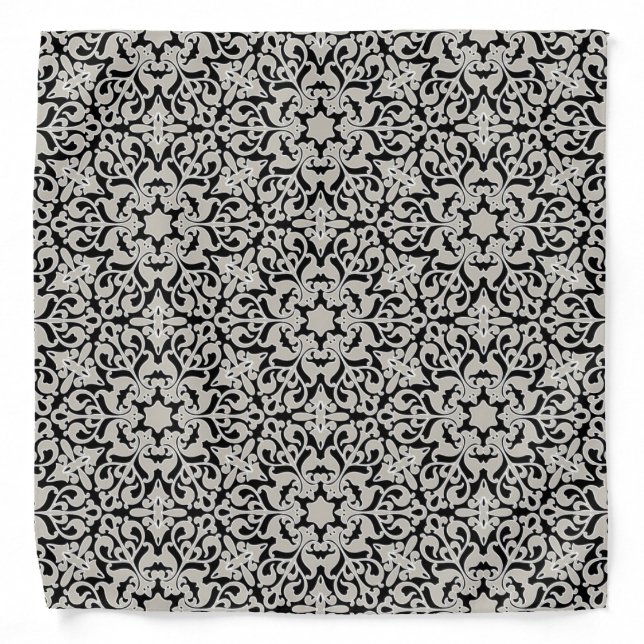 Arabic floral pattern bandana (Front)