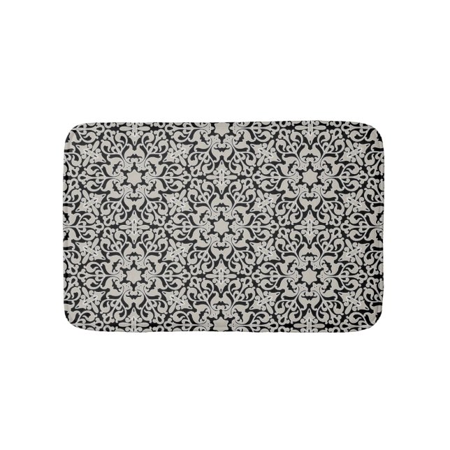 Arabic floral pattern bathroom mat (Front)