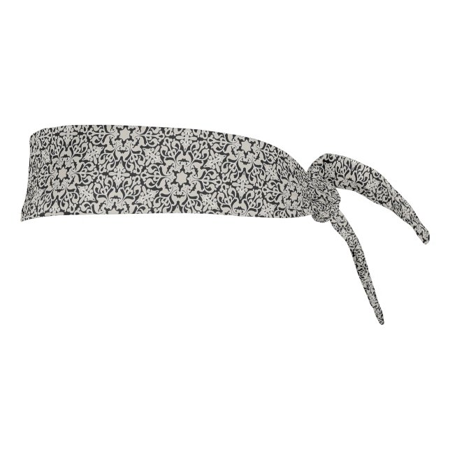 Arabic floral pattern tie headband (Rotate 90)