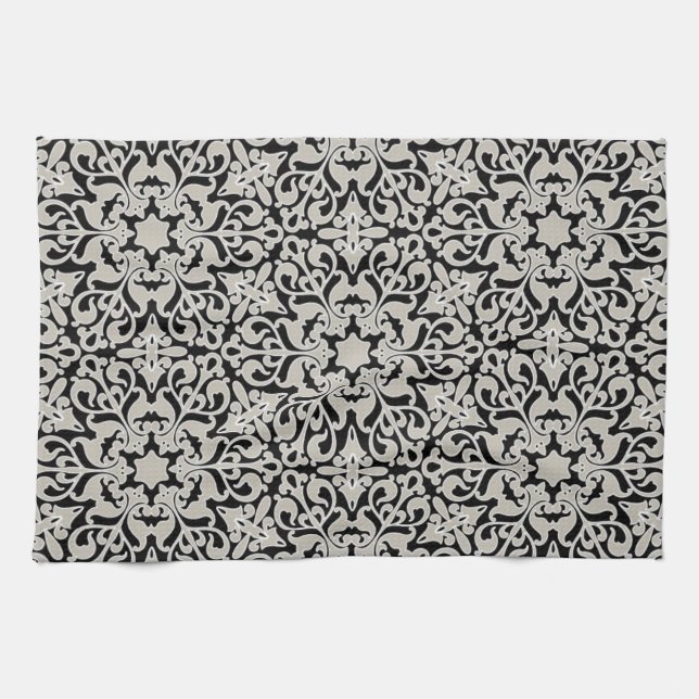 Arabic floral pattern towel (Horizontal)