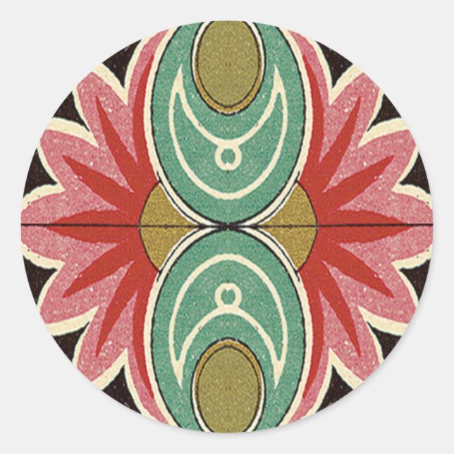 Arabic Floral Sticker (Front)