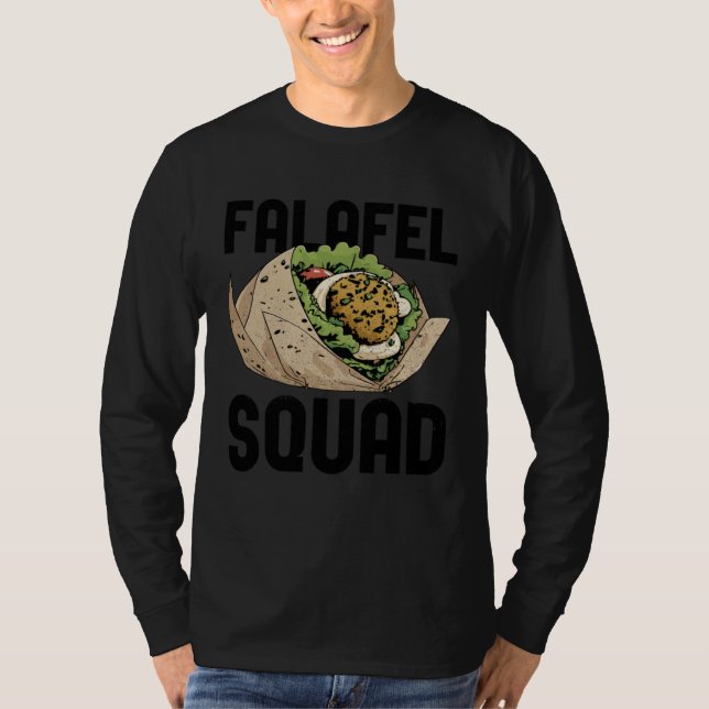 Arabic Food Kebap Falafel Hummus Levantine Cuisine T-Shirt (Front)