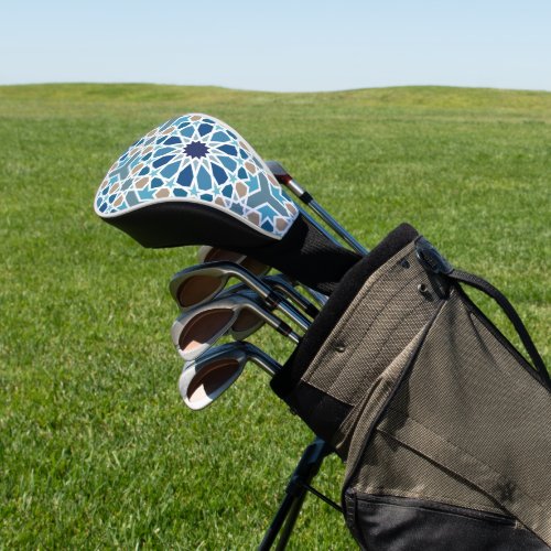 Arabic Geometric Design Pattern Golf Head Cover