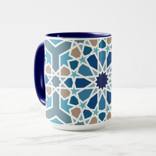 Arabic Geometric Design Pattern Mug