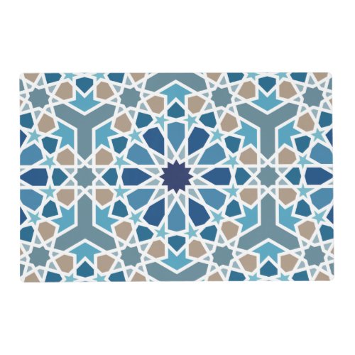 Arabic Geometric Design Pattern Placemat