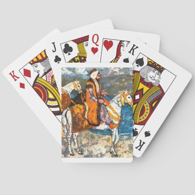 Arabic Horseman Poker Cards (Back)