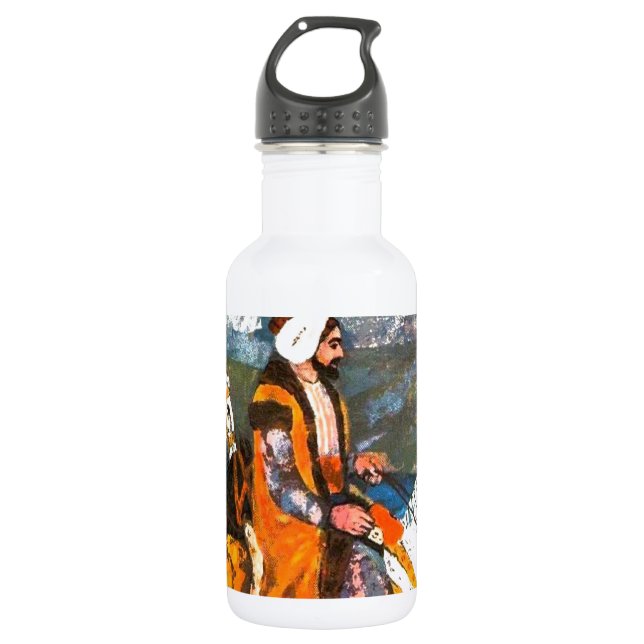 Arabic Horseman Water Bottle (Front)