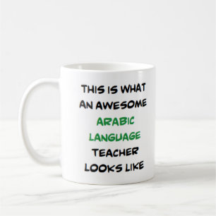 arabic language teacher, awesome Mug