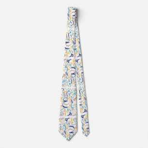 Arabic Letters Neck Tie