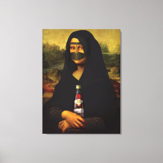 Arabic Mona Lisa Canvas Print