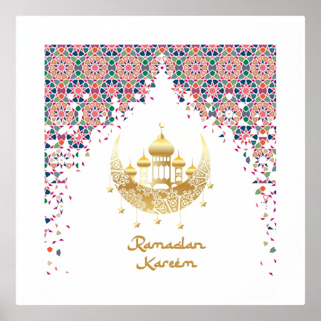 Arabic morocco ornament for ramadan foil prints (Front)