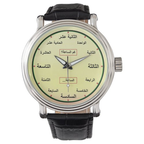 Arabic Numbers Spelled Out in Full Watch