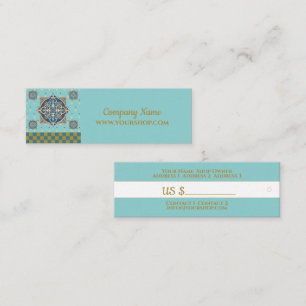Arabic Pattern - Price Tag, Business Card