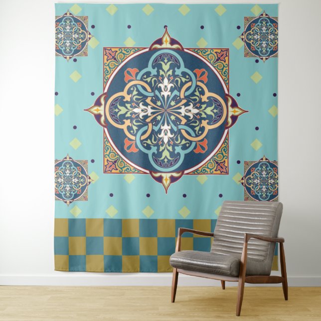 Arabic Pattern - Tapestry (In Situ)