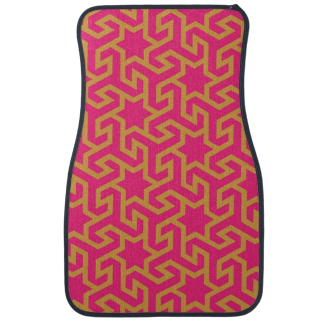 Arabic Star Shaped Pattern Car Mat (Front)
