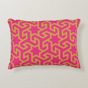 Arabic Star Shaped Pattern Decorative Pillow