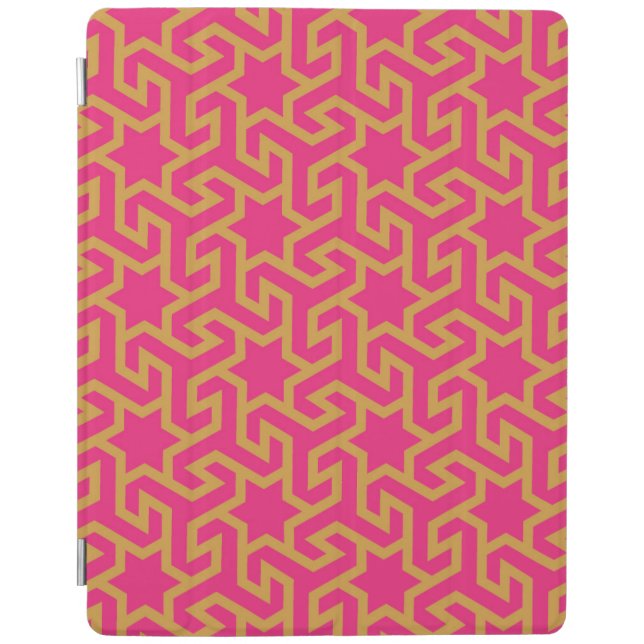 Arabic Star Shaped Pattern iPad Smart Cover (Front)