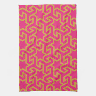 Arabic Star Shaped Pattern Kitchen Towel