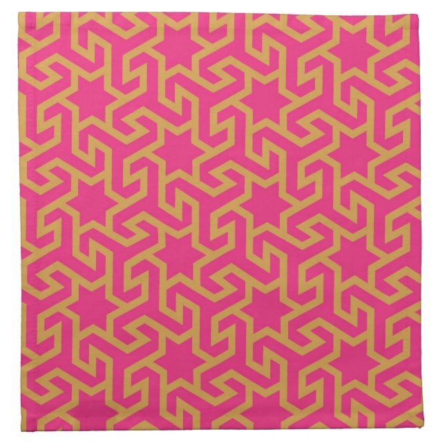 Arabic Star Shaped Pattern Napkin (Front)
