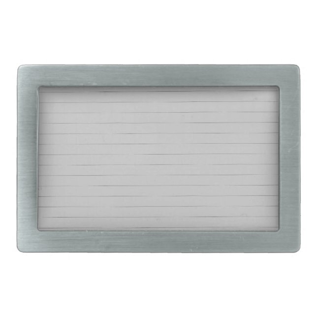 Arabic Style Border Frame Design Rectangular Belt Buckle (Front)