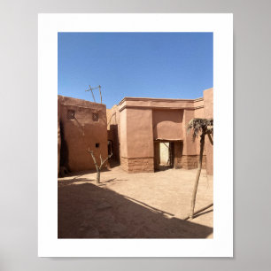 Arabic style houses poster