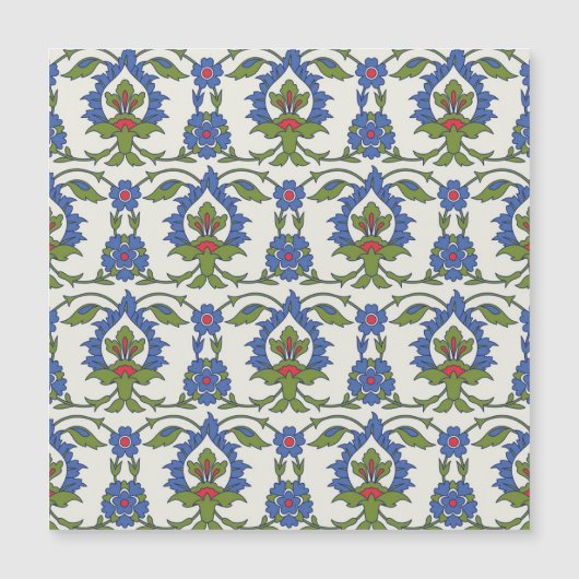 Arabic Traditional: Iznik Tile Seamless. (Front)