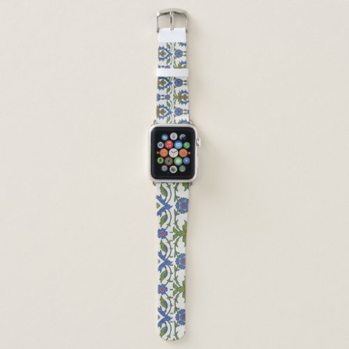 Arabic Traditional Iznik Tile Seamless Apple Watch Band