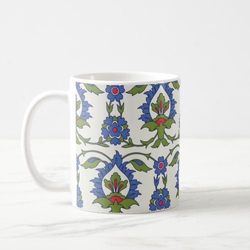 Arabic Traditional Iznik Tile Seamless Coffee Mug