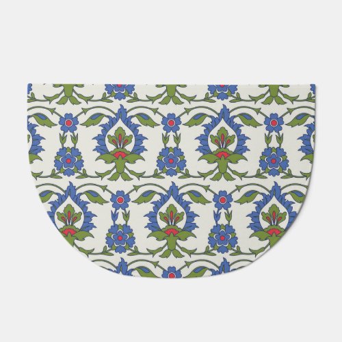 Arabic Traditional Iznik Tile Seamless Doormat